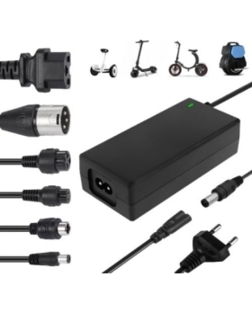 CHARGEUR UNIVERSEL TROTINETTE ELECTRIQUE 54.6V 2A