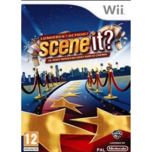 SCENE IT ? LUMIERES ! ACTION ! / JEU CONSOLE NINT WII avec notice