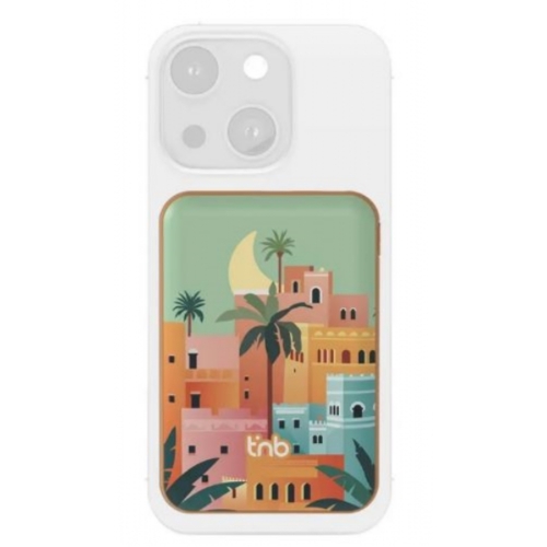 Batterie Externe Power Bank sans Fil Magnétique T'nb MagSafe 5000mAh 15W PBUMAG5MAR NEUF