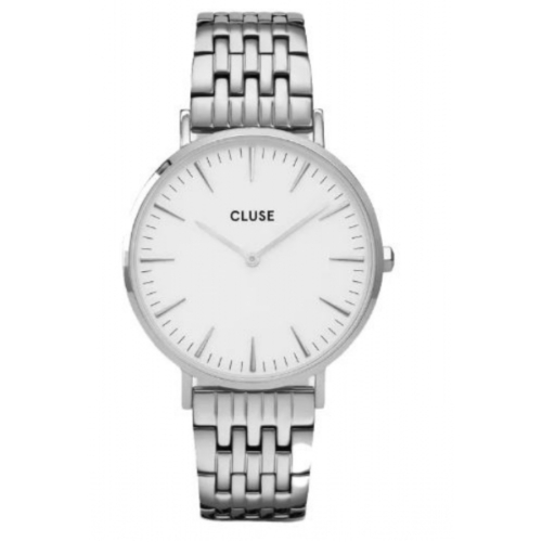 Montre femme Cluse Boho Chic Steel White CW0101210003 