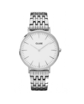 Montre femme Cluse Boho Chic Steel White CW0101210003 