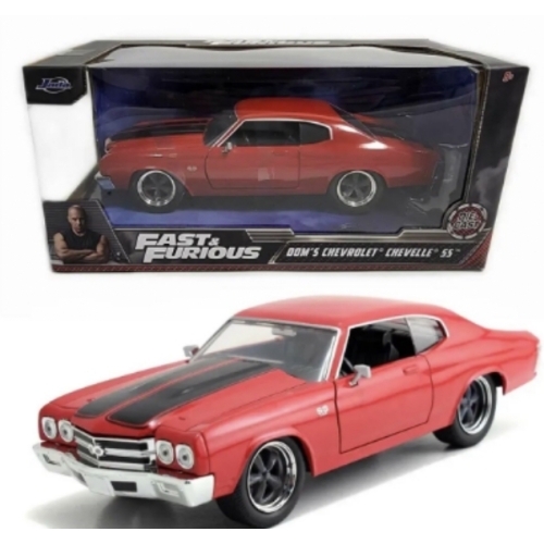 Jada Fast & Furious : Dom’s Chevy Chevelle SS (rouge) échelle 1/24