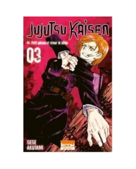 JUJUTSU KAISEN TOME 3 RETOUR DU BATON MANGA 