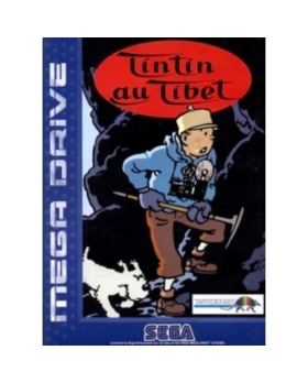 TINTIN AU TIBET MEGA DRIVE EN BOITE + NOTICE 
