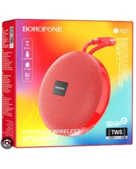 Enceinte bluetooth BOROFONE BR27 Rouge 5Watts FM/SD/USB