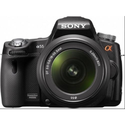 APPAREIL PHOTO NUMERIQUE SONY ALPHA A55 SLT-A55V 16MPX + OBJECTIF:SONY DT 1.8/50 SAM SAL50F18