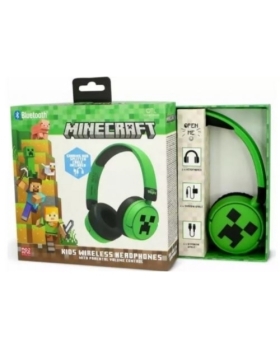 Casque Bluetooth pour enfant - Minecraft 