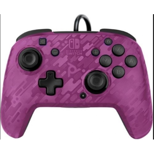 MANETTE PDP SWITCH VIOLET FACEOFF FILAIRE SOUS LICENCE OFFICIELLE 