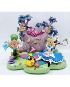 Figurine Scène Alice Au Pays des Merveilles The Disney Parks Disneyland Paris 1ère Edition