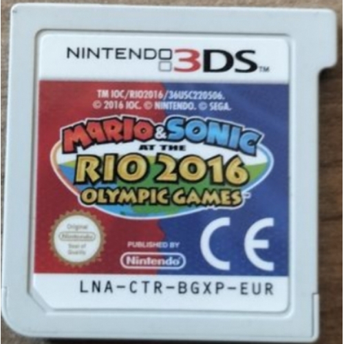 Mario et Sonic aux Jeux olympiques de Rio 2016 3DS LOOSE 