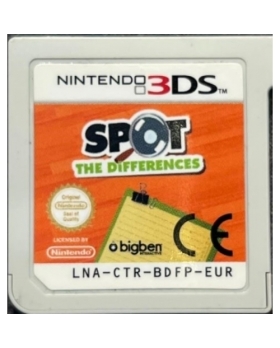 SPOT THE DIFFENRENCES 3DS LOOSE 