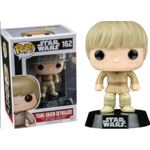 FunKo Figurine Pop ! Star Wars 162 - Bobble-Head Young Anakin Skywalker 