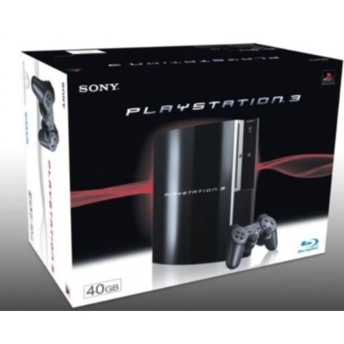 PS3 FAT 40GO COMPLETE MANETTE OFFICIELLE + NOTICE