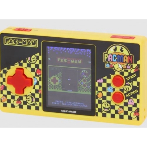 Console de jeu Retro PAC-MAN Avec 3 Jeux Inclus a Pile 
