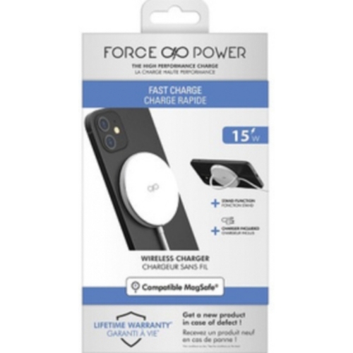 CHARGEUR A INDUCTION FORCE POWER CHARGE RAPIDE 15W 