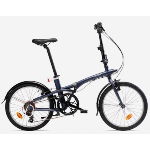 BTWIN Vélo Pliant Tilt 500 Bleu