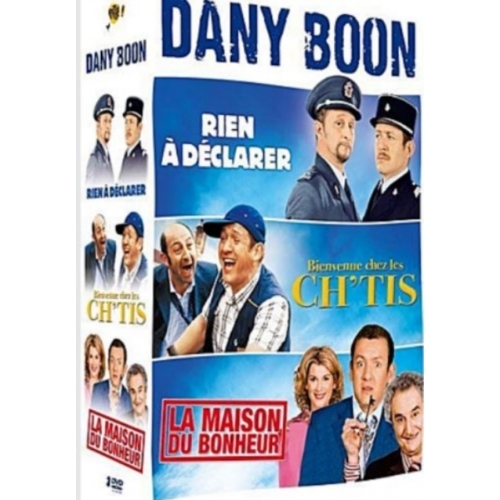 coffret Dany boon : rien à declarer   bienvenue chez les ch'tis   la maison du bonheur