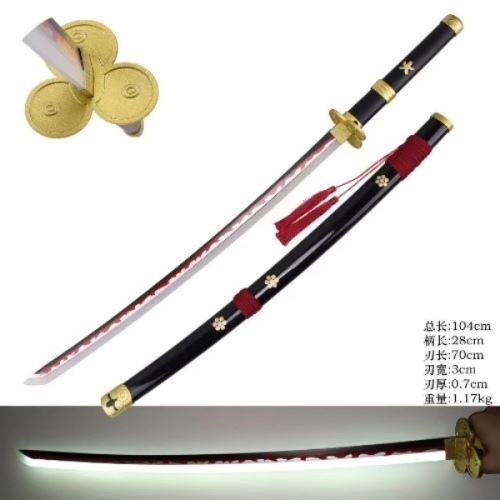 SH-661BKGD Katana Enma noir Lumineux (Leds) – One-Piece