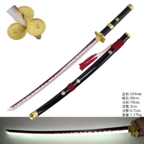 SH-661BKGD Katana Enma noir Lumineux (Leds) – One-Piece