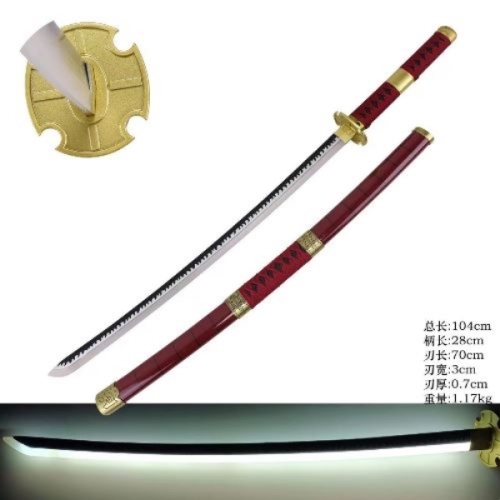 SH-513-7GD Katana Sandaï Kitetsu Lumineux (Leds) – One-Piece