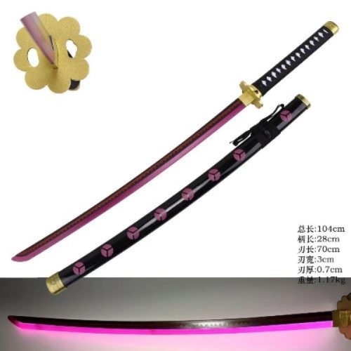 SH-511-7GD Katana Shusui Lumineux (Leds)- One Piece