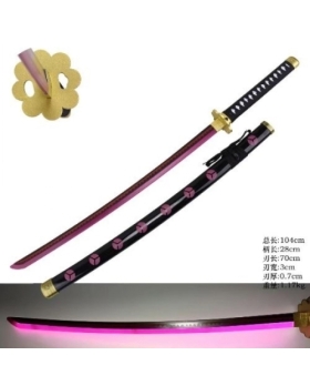 SH-511-7GD Katana Shusui Lumineux (Leds)- One Piece