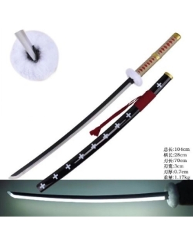 SH-521RDGD Katana avec LED- Inspiré de Trafalgar Law (One Piece)