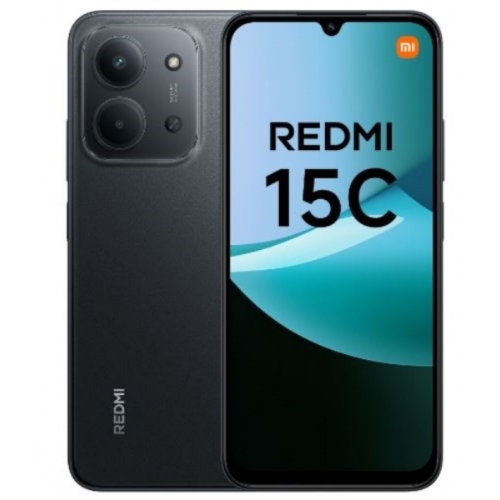 REDMI 15C NOIR 128GO 5G RAM:4GO 50MPX BATTERIE:6000MAH ECRAN:120HZ(6.9')