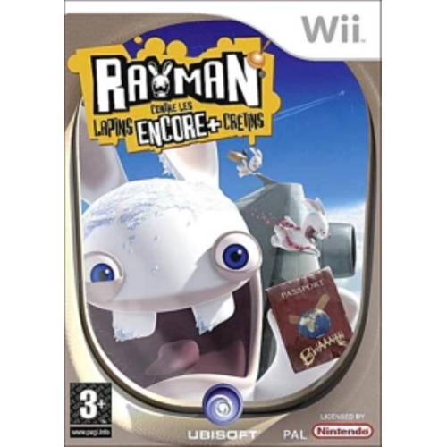 Rayman Contre les Lapins Encore + Crétins WII AVEC NOTICE 