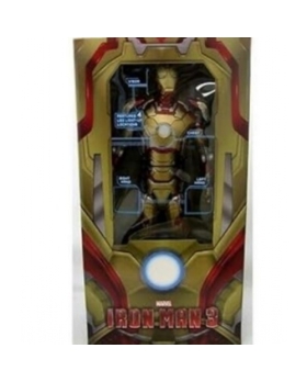 NECA Iron Man 3 1/4 Scale Mark 42 Action Figure LED