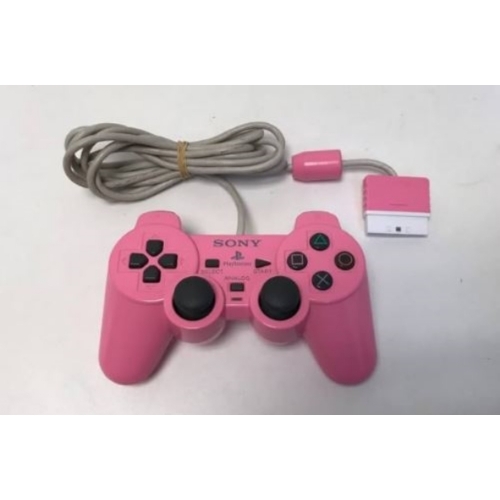 MANETTE PS2 OFFICIELLE ROSE FILAIRE 