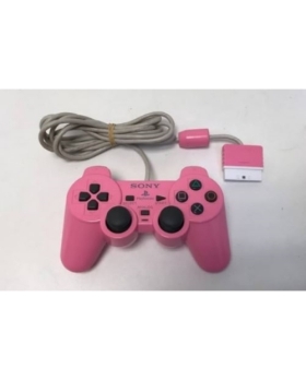 MANETTE PS2 OFFICIELLE ROSE FILAIRE 