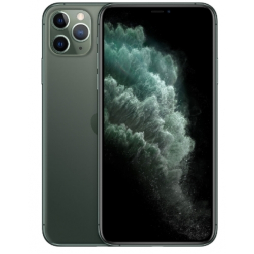 IPHONE 11 PRO MAX 64GO 4G VERT(MIDNIGHT GREEN) BATTERIE:100% + COQUE ET VERRE TREMPE OFFERT