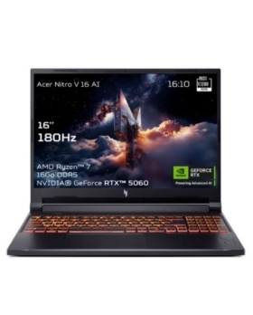 Acer Nitro V 16 AI ANV16 16' 180HZ RAM:16GO CPU:RYZEN 7 260(16x3.80GHZ)CG:RTX5060(8GO)