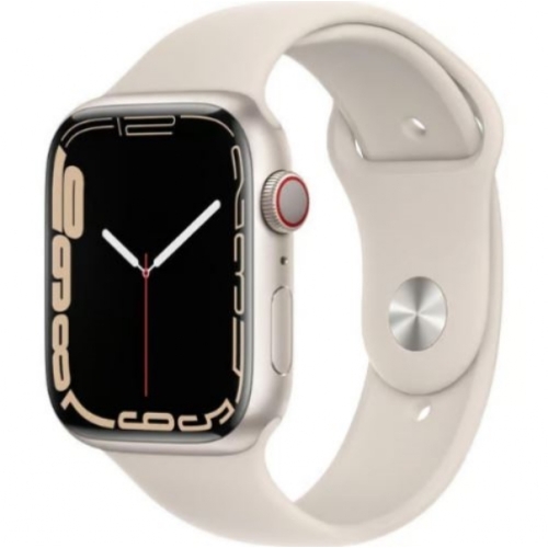 APPLE WATCH SERIE 7 LUMIERE STELLAIRE  45 MM GPS+CELLULAIRE BATTERIE:100%