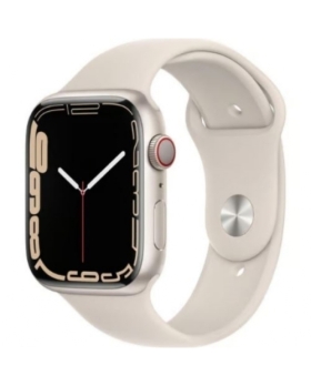 APPLE WATCH SERIE 7 LUMIERE STELLAIRE  45 MM GPS+CELLULAIRE BATTERIE:100%