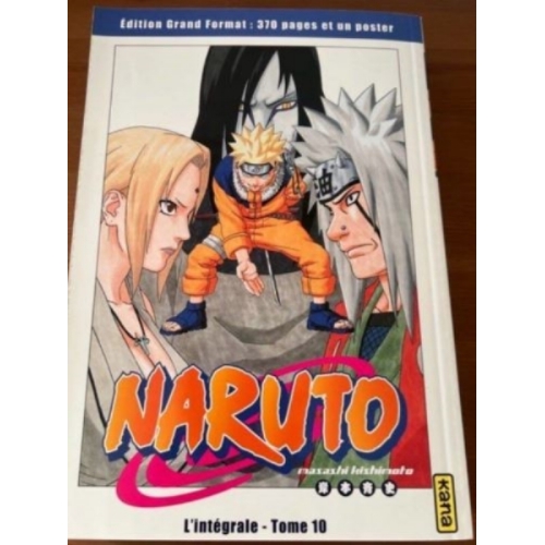 NARUTO EDITION GRAND FORMAT TOME 10 MANGA