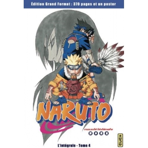 NARUTO EDITION GRAND FORMAT TOME 4 MANGA