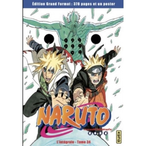 NARUTO EDITION GRAND FORMAT TOME 34 MANGA