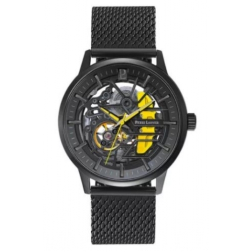 Montre Automatique Pierre Lannier Paddock en Acier et PVD Noir