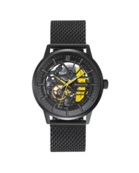 Montre Automatique Pierre Lannier Paddock en Acier et PVD Noir