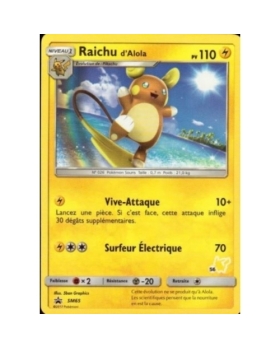 RAICHU D'ALOLA 110PV SM65