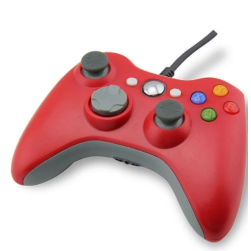 MANETTE FILAIRE COMPATIBLE XBOX 360 ROUGE 
