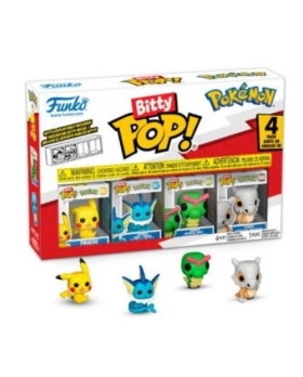 Figurine Pop Pokémon - pack 4 figurines Bitty POP! Vinyl Series 3 2 cm