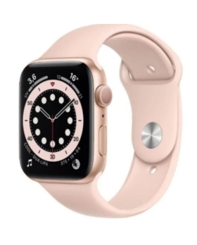 APPLE WATCH SERIE 6 44MM ROSE BATTERIE:95%