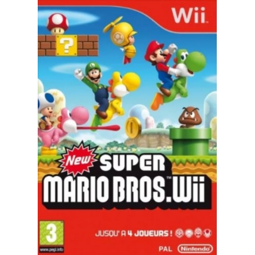 NEW SUPER MARIO BROS WII AVEC NOTICE 