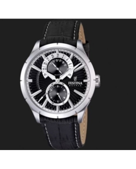 MONTRE HOMME FESTINA RETRO F16573/3 BRACELET CUIRE 