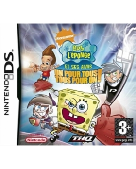 BOB L'EPONGE ET SES AMIS UN POUR TOUS TOUS POUR UN ! DS AVEC NOTICE 