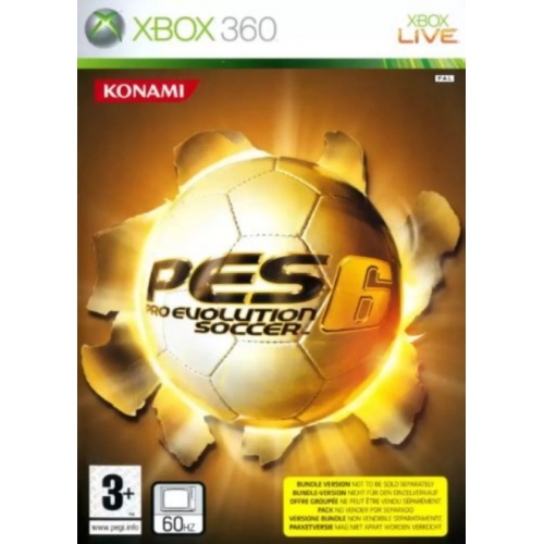 PES PRO EVOLUTION SOCCER 6 XBOX 360 AVEC NOTICE 