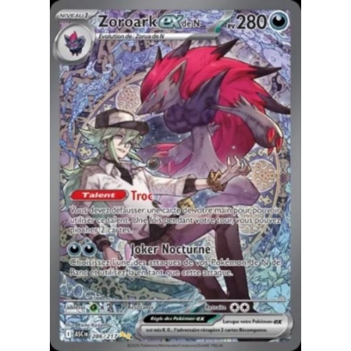 ZOROARK EX DE N 280PV 286/217